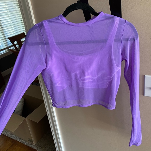 BNWOT Triangl Purple Velvet Bikini - Picture 7 of 13